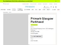 Website Screenshot Primark