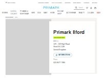 Website Screenshot Primark