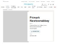 Website Screenshot Primark