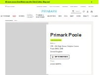 Website Screenshot Primark