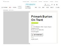 Website Screenshot Primark