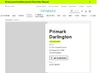 Website Screenshot Primark