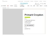 Website Screenshot Primark