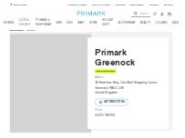 Website Screenshot Primark