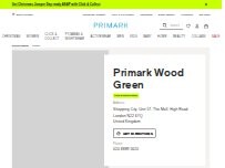 Website Screenshot Primark