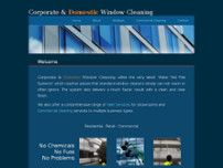 Corporate and Domestic Cleaning website screenshot