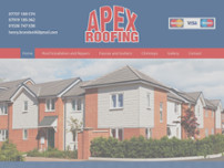 Apex Roofing Specialist website screenshot