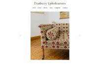 Website Screenshot Danbury Upholsterers