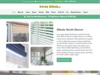 Website Screenshot Devon Blinds Ltd