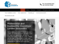 Door2door Locksmith website screenshot