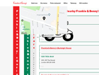 CLOSED - Frankie & Benny's website screenshot