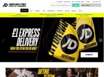 Website Screenshot JD Sports