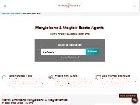 Website Screenshot Marsh & Parsons Marylebone & Mayfair Estate Agents