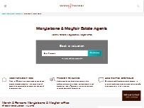 Website Screenshot Marsh & Parsons Marylebone & Mayfair Estate Agents