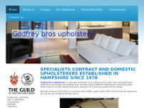 Godfrey Bros Upholstery website screenshot