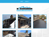 M. Rodgerson Roofing Contractors website screenshot