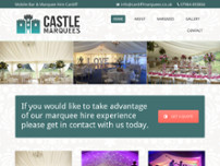 Screenshot for http://www.cardiffmarquees.co.uk
