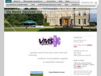 Vie Medic Services Ltd website screenshot