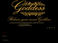 Goddess Hair Extensions website screenshot