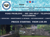 Screenshot for http://www.pondsolutionscardiff.co.uk