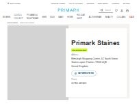 Website Screenshot Primark