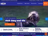 Website Screenshot National SEA LIFE Centre Birmingham