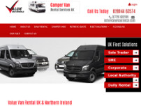 Screenshot for https://www.valuevanrental.com/