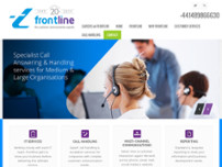 Frontline Communications Group website screenshot
