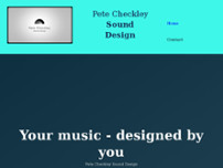 Screenshot for http://www.petecheckleysound.com