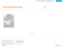 Raw Campervans website screenshot