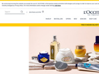 L'OCCITANE EN PROVENCE website screenshot