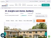 Website Screenshot St Joseph's care home, Sudbury