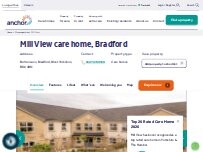 Website Screenshot Mill View care home, Bradford