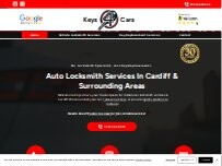 Website Screenshot Keys 4 Cars