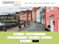 ClaxtonBird Estate Agents website screenshot