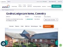 Website Screenshot Godiva Lodge care home, Coventry