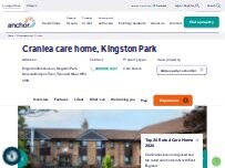 Website Screenshot Cranlea care home, Kingston Park
