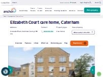 Website Screenshot Elizabeth Court care home, Caterham