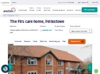 Website Screenshot The Firs care home, Felixstowe