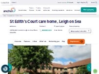 Website Screenshot St Edith's Court care home, Leigh on Sea