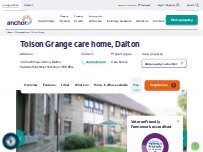 Website Screenshot Tolson Grange care home, Dalton