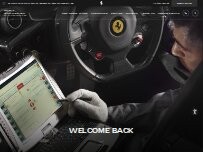 Website Screenshot Maranello Ferrari Service