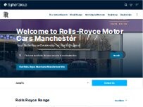 Website Screenshot Rolls-Royce Motor Cars Manchester