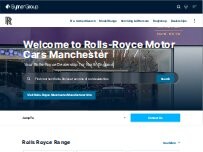 Website Screenshot Rolls-Royce Motor Cars Manchester
