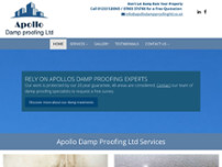 Apollo Damp Proofing Ltd website screenshot