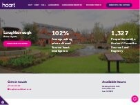 Website Screenshot haart Estate Agents Loughborough