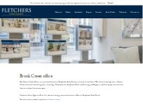 Website Screenshot Fletchers Brook Green Estate Agents