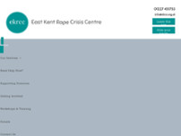 East Kent Rape Crisis Centre website screenshot