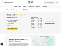 Website Screenshot Nisa Local
