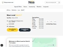 Website Screenshot Nisa Local